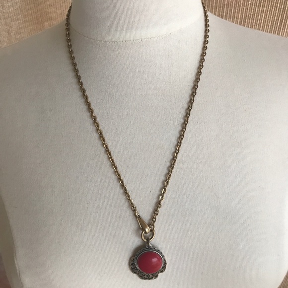 Lucky Brand Two Toned Pendant Necklace - Picture 2 of 5